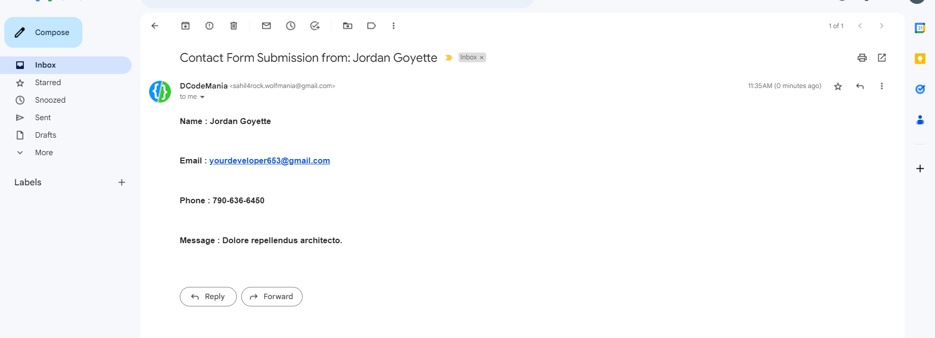 Send Mail with Contact Form Using PHPMailer & Gmail SMTP | 2023